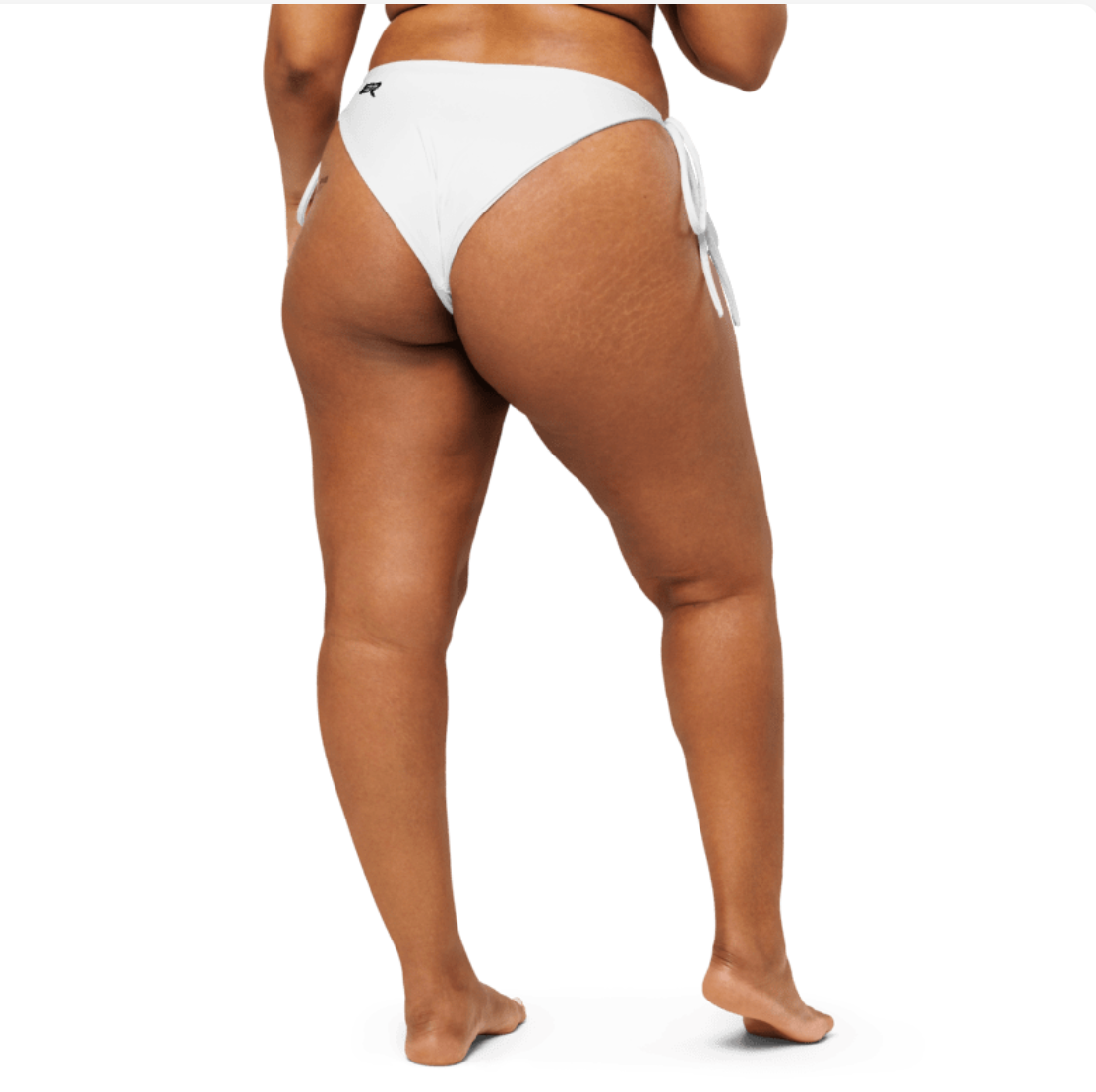 White Rose String Bikini Bottom
