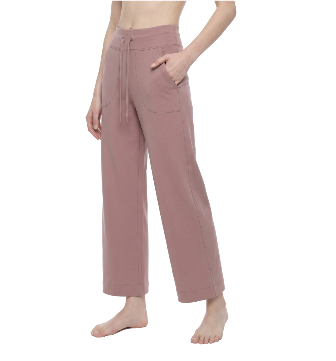 High Rise Straight Leg Pants