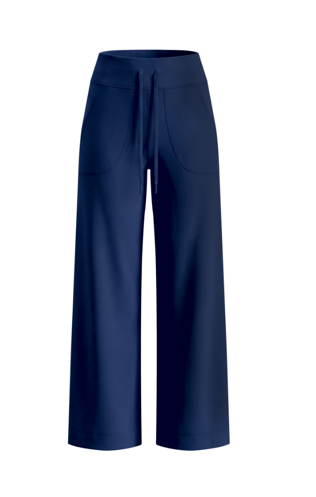 High Rise Straight Leg Pants