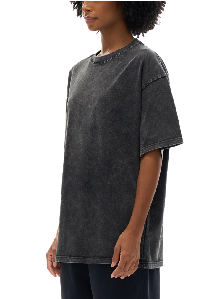 Snow Washed Oversized Tee Shirt