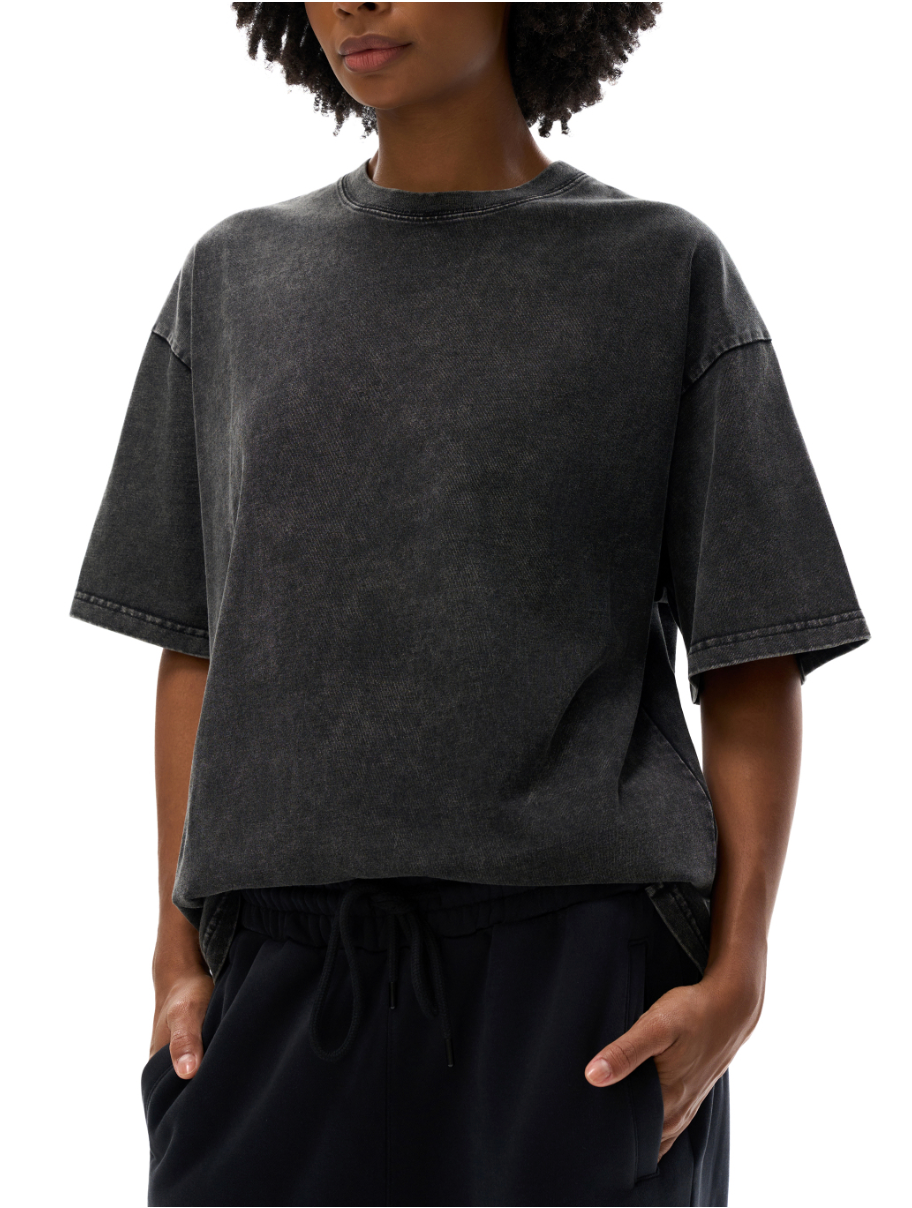 Snow Washed Oversized Tee Shirt