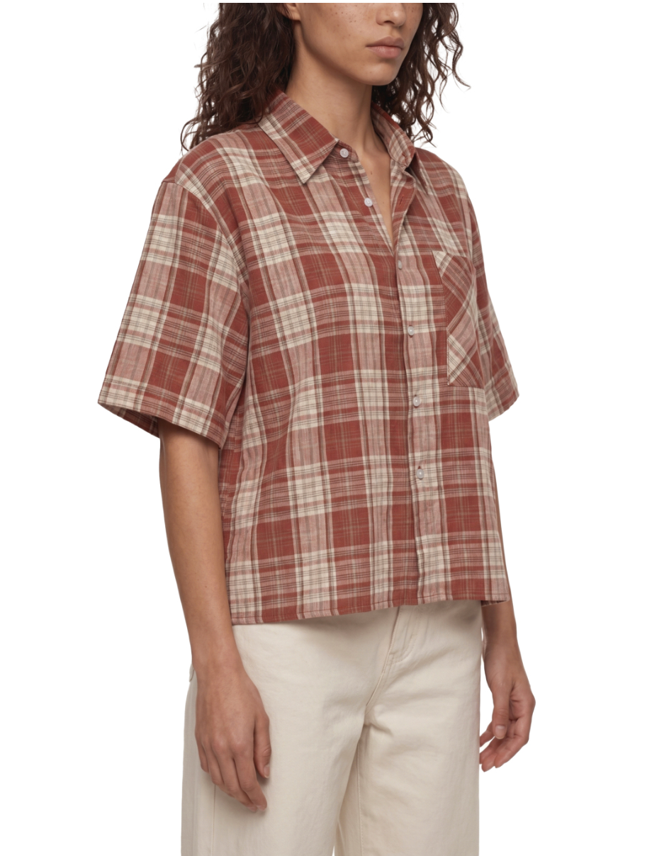 Plaid Boxy Shirt