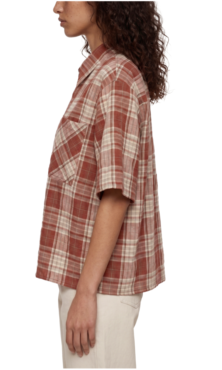 Plaid Boxy Shirt