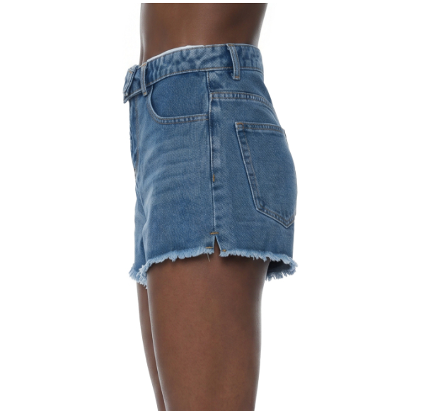 High Rise Denim Shorts