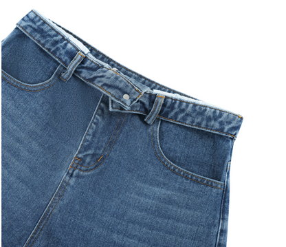 High Rise Denim Shorts