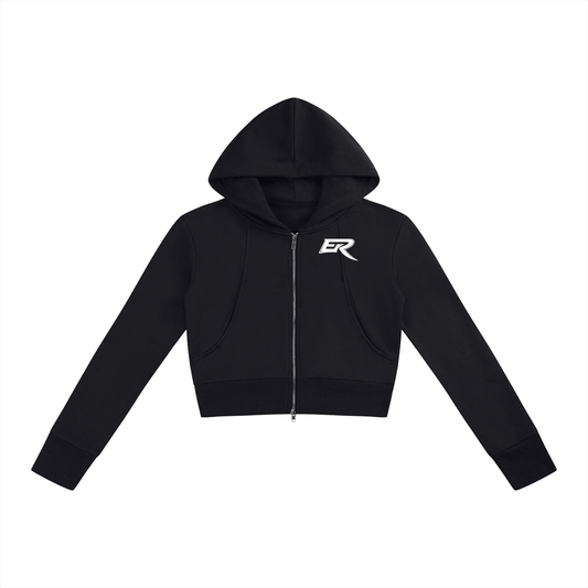 Cropped Zip Hoodie - Elevate Reality Apparel