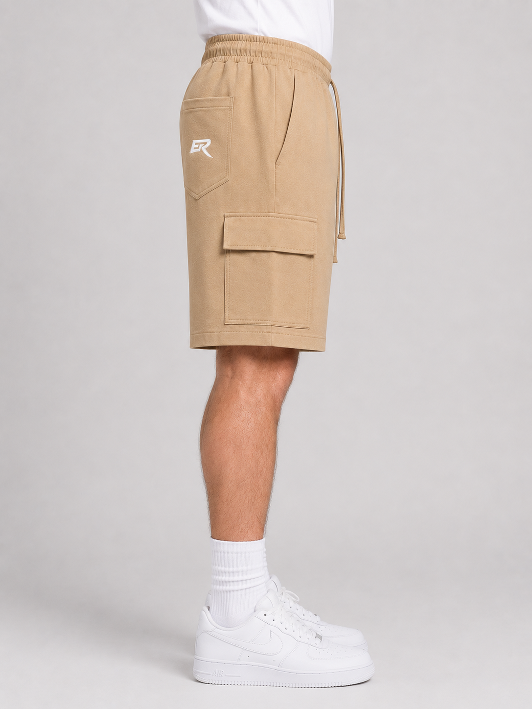 Drawstring Cargo Shorts