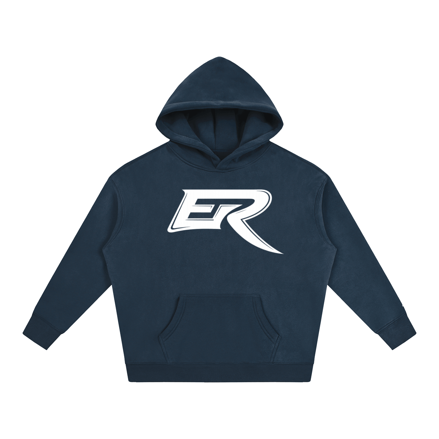 Unisex casual oversized streetwear hoodie with spacious kangaroo pocket detail