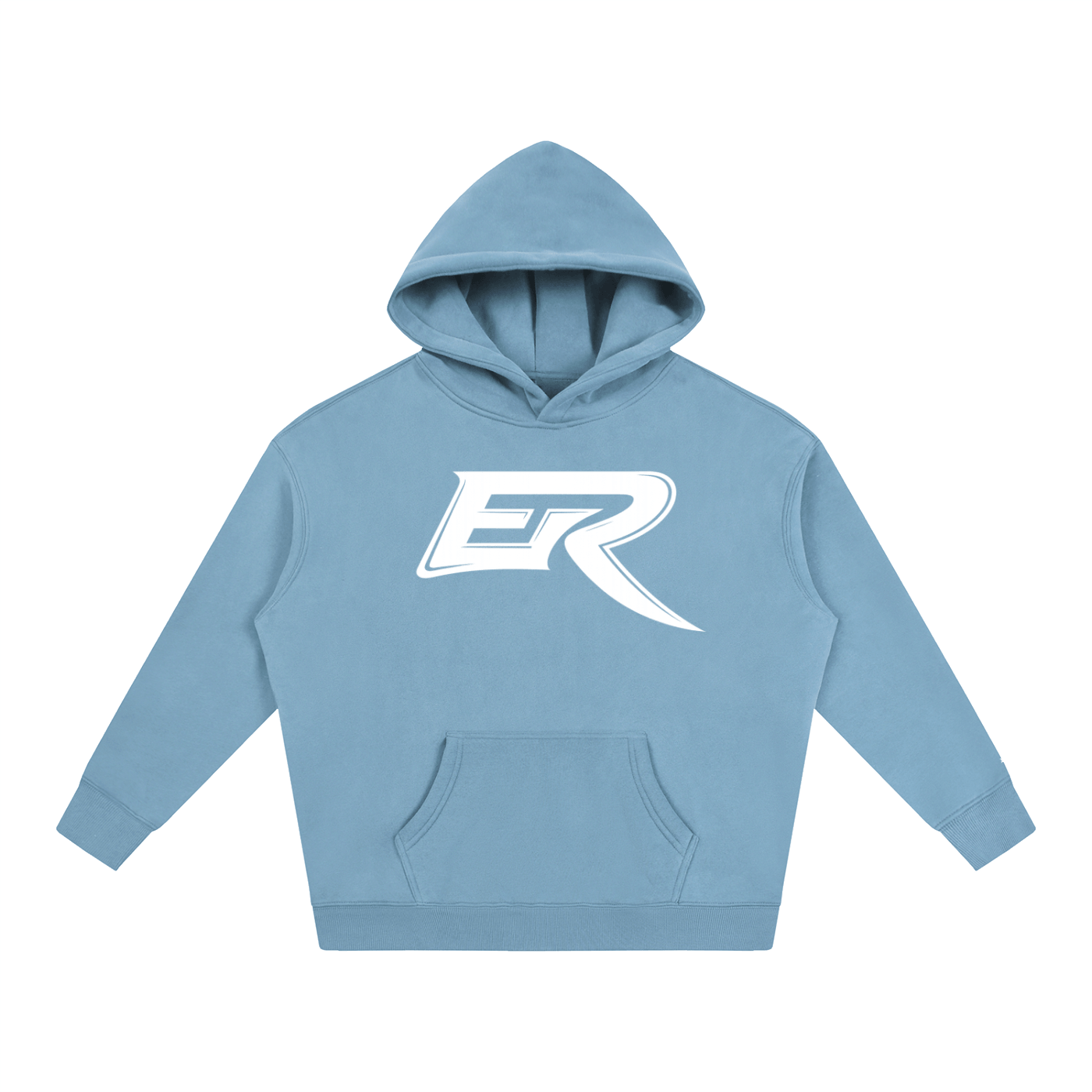 Double layer hood construction on premium cozy winter pullover fleece