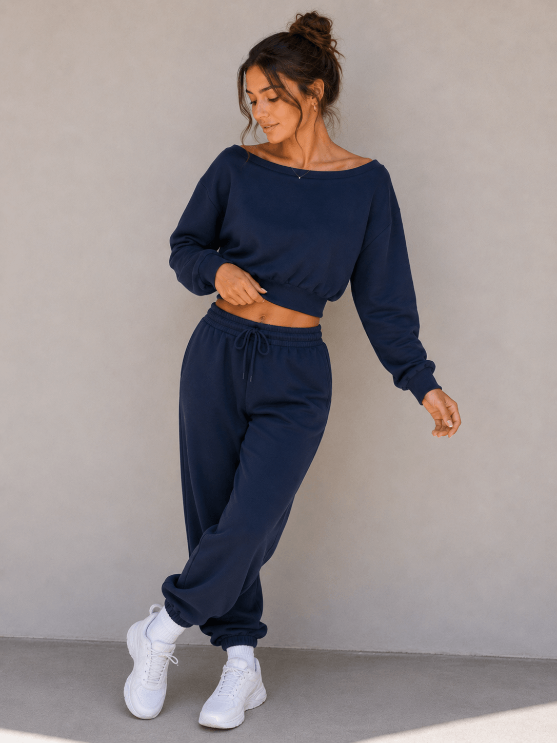 Off-Shoulder Sweatshirt - Elevate Reality Apparel
