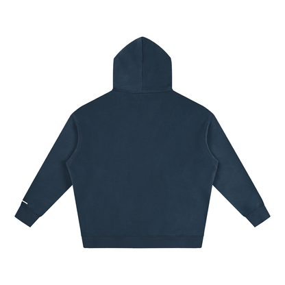 Unisex casual oversized streetwear hoodie with spacious kangaroo pocket detail