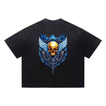 SAPPHIRE CHAINS OF SOVEREIGN TEE | Elevate Reality Apparel - Elevate Reality Apparel