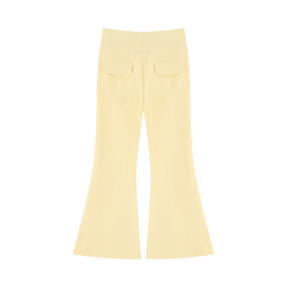 Drawstring Flare Pants