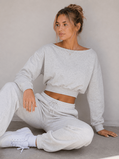 Off-Shoulder Sweatshirt - Elevate Reality Apparel