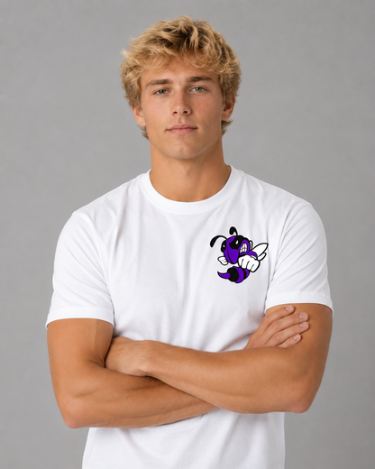 Embroidered School Support Tee Shirt