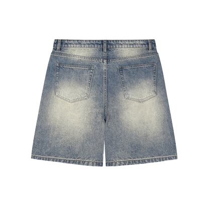 Distressed Denim Shorts