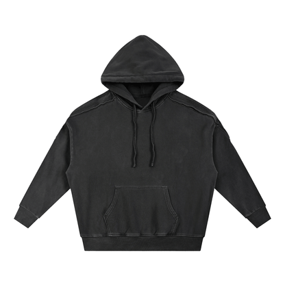 Black WINGED AZURE WITNESS HOODIE option showcasing the detailed graphic art layout