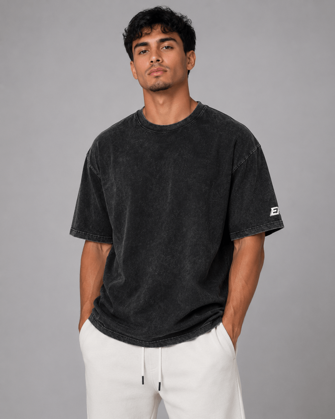 Snow Washed Oversized Tee Shirt - Elevate Reality Apparel