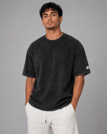 Snow Washed Oversized Tee Shirt - Elevate Reality Apparel