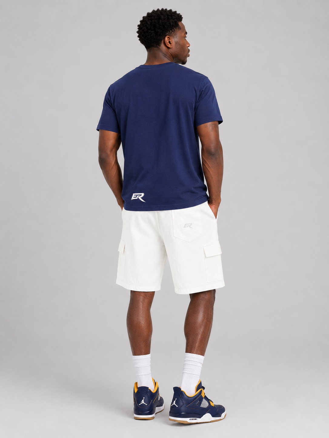 Drawstring Cargo Shorts