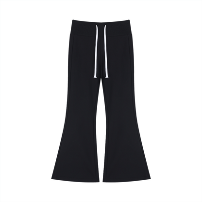 Drawstring Flare Pants