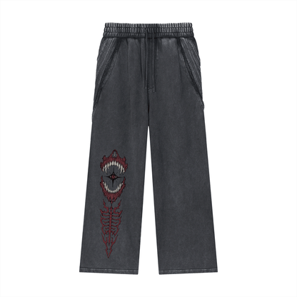 unisex vintage cotton sweatpants size chart