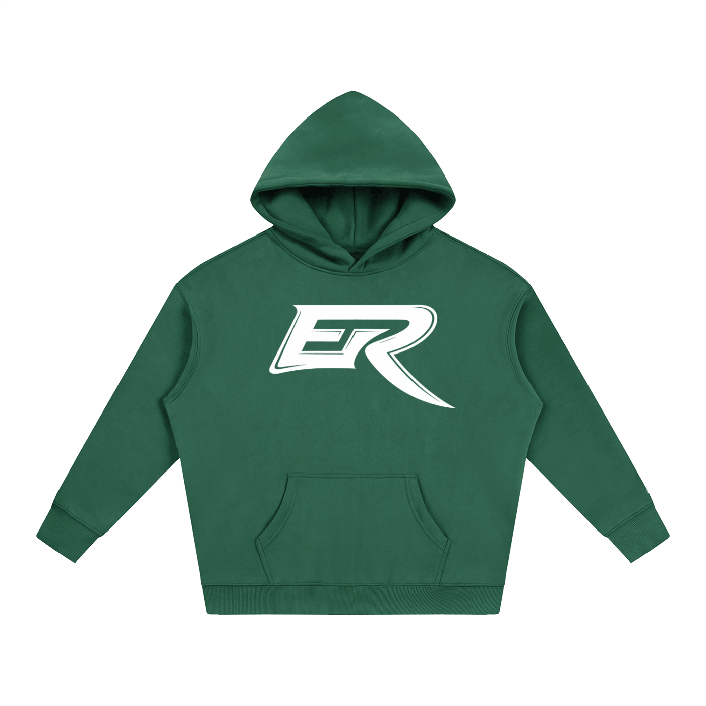 Unisex casual oversized streetwear hoodie with spacious kangaroo pocket detail
