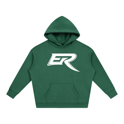 Unisex casual oversized streetwear hoodie with spacious kangaroo pocket detail