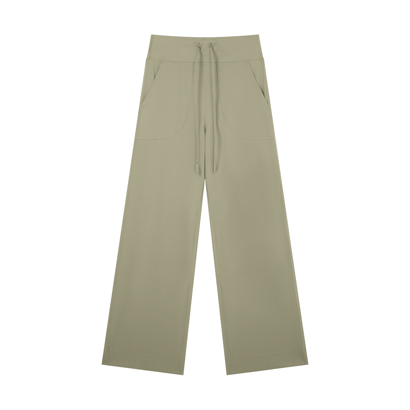 High Rise Straight Leg Pants