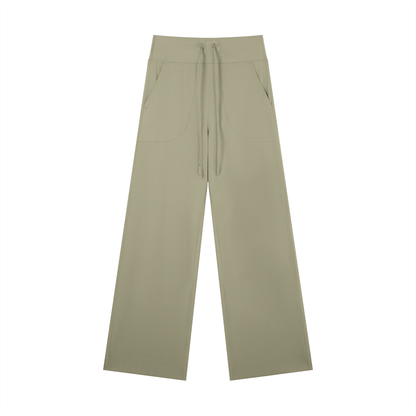 High Rise Straight Leg Pants