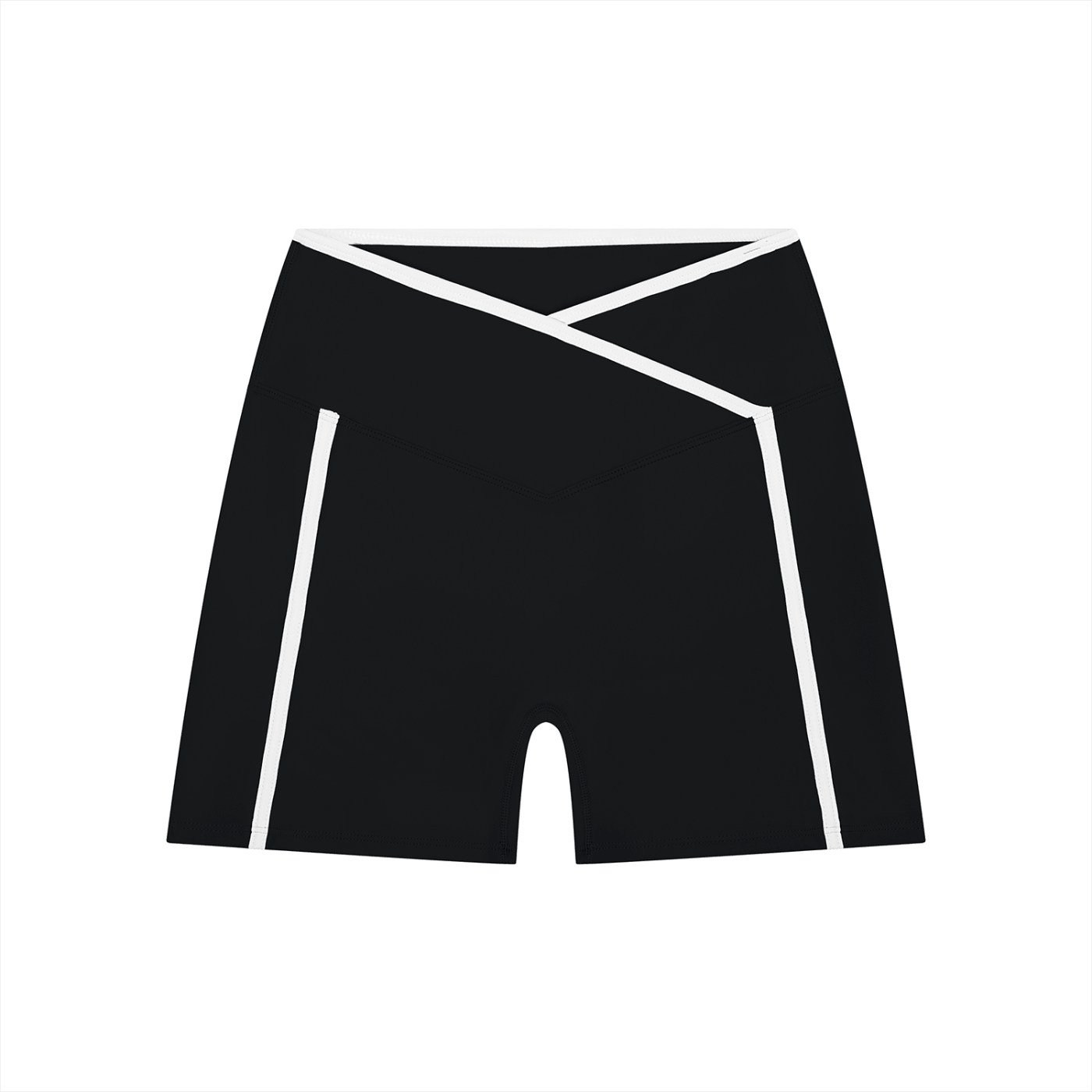 Pink Ribbon Color Block Shorts